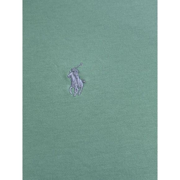 POLO RALPH LAUREN CLASSIC FIT 100% COTTON SMOOTH KNIT SHIRT SAGE GREEN Sz XL - Picture 5 of 9